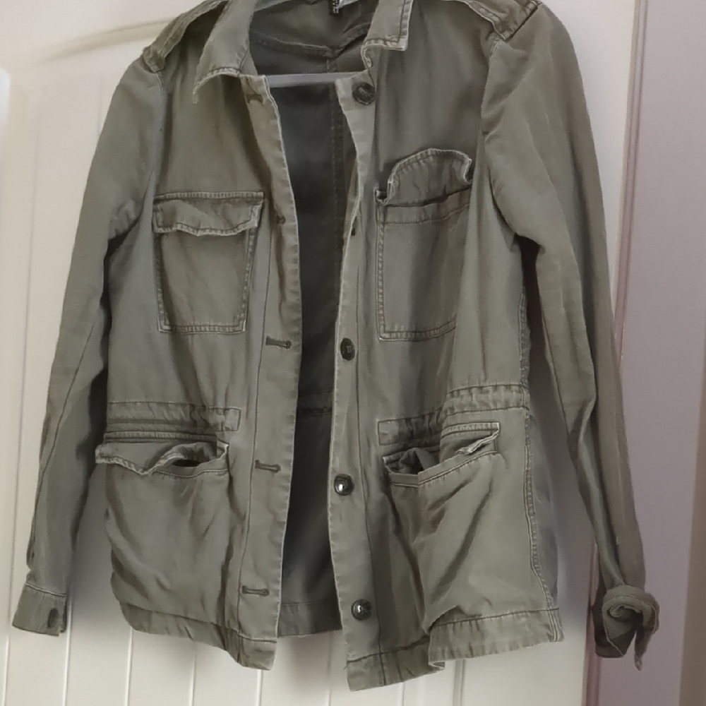 Olive Green Utility Jacket